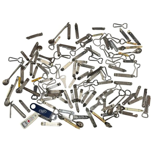 120 Vintage Beer Bottle Openers Lot - Estate Beer Can Opener Collection - Picture 1 of 2
